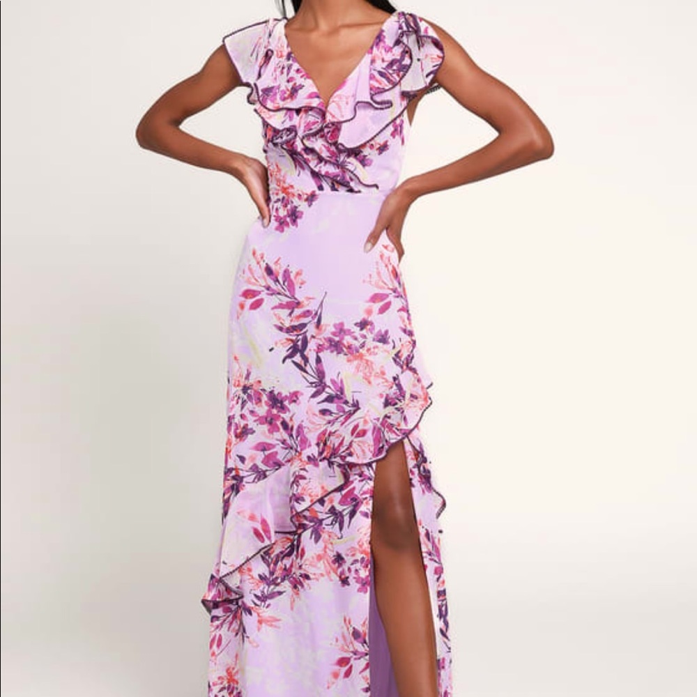 Purple lulus dress new with tags